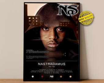 Nas Nastradamus 2LP Black Limited Vinyl Record Damaged Cover