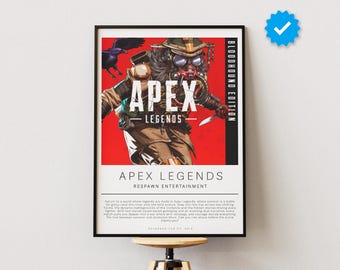 Apex Legends Poster | Gaming Poster | Video Game Prints | Wall Decor Posters | Gaming Gift | Video Game Poster | Gaming Decor