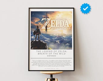 ゼルダの伝説 夢幻の砂時計 18 x 24 インチ ビデオゲーム ポスター