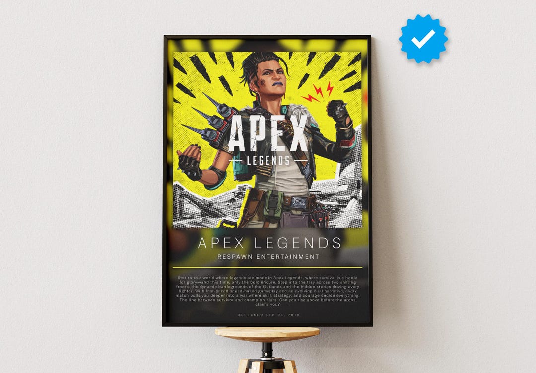 Apex Legends Poster | Gaming Poster | Video Game Prints | Wall Decor ...