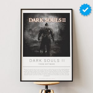 Dark Souls 2 Poster | Gaming Poster | Video Game Prints | Wall Decor Posters | Gaming Gift | Video Game Poster | Gaming Decor