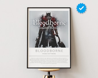 [当時物・非売品]Bloodborne A1ポスター WonderGOO正規品 Bloodborne The Old Hunters ビデオゲームポスター - Etsy 日本