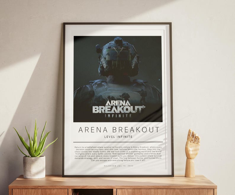 Arena Breakout Poster | Gaming Poster | Video Game Prints | Wall Decor ...