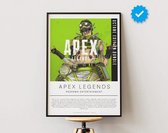 Apex Legends Poster | Gaming Poster | Video Game Prints | Wall Decor Posters | Gaming Gift | Video Game Poster | Gaming Decor