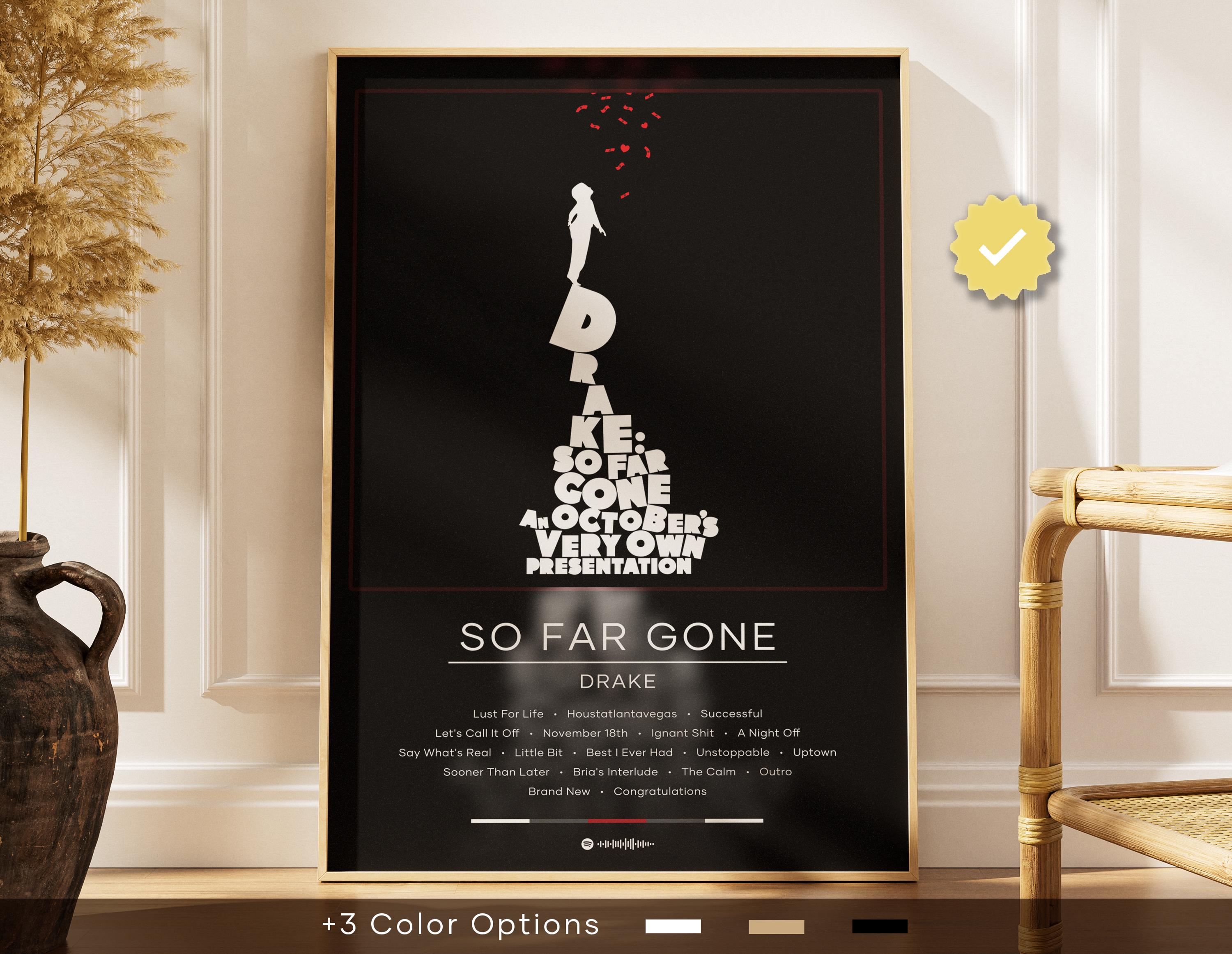 So Far Gone Poster - Etsy