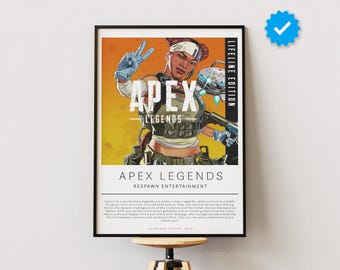 Apex Legends Poster | Gaming Poster | Video Game Prints | Wall Decor Posters | Gaming Gift | Video Game Poster | Gaming Decor