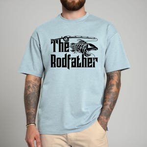 The Rodfather Fishing Shirt, Fishing Dad Shirt, Funny Fishing Shirt, Father&#39;s Day Shirt, Gift For Fisherman, Outdoor Fishing Shirt