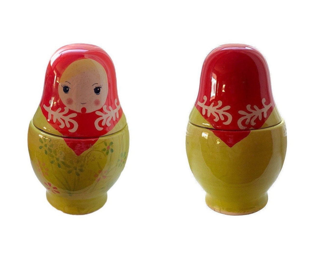 Russian Doll Measuring Cups - Bluebirds and Butterflies