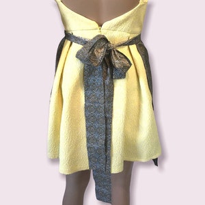 Vintage Apron Womens Cotton Half Tie Waist image 2