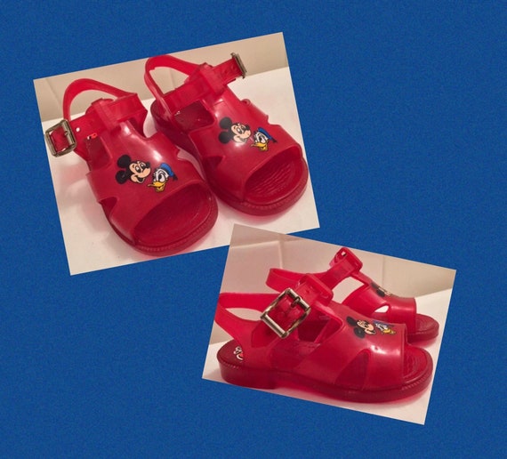 mickey mouse jelly shoes