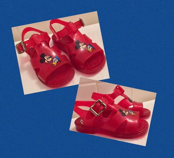 mickey mouse jelly shoes