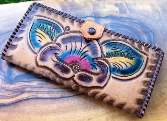 Wallet Leather Wallet Women’s Wallet 70s Wallet Ha