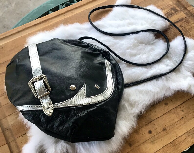 black patent leather purse summer