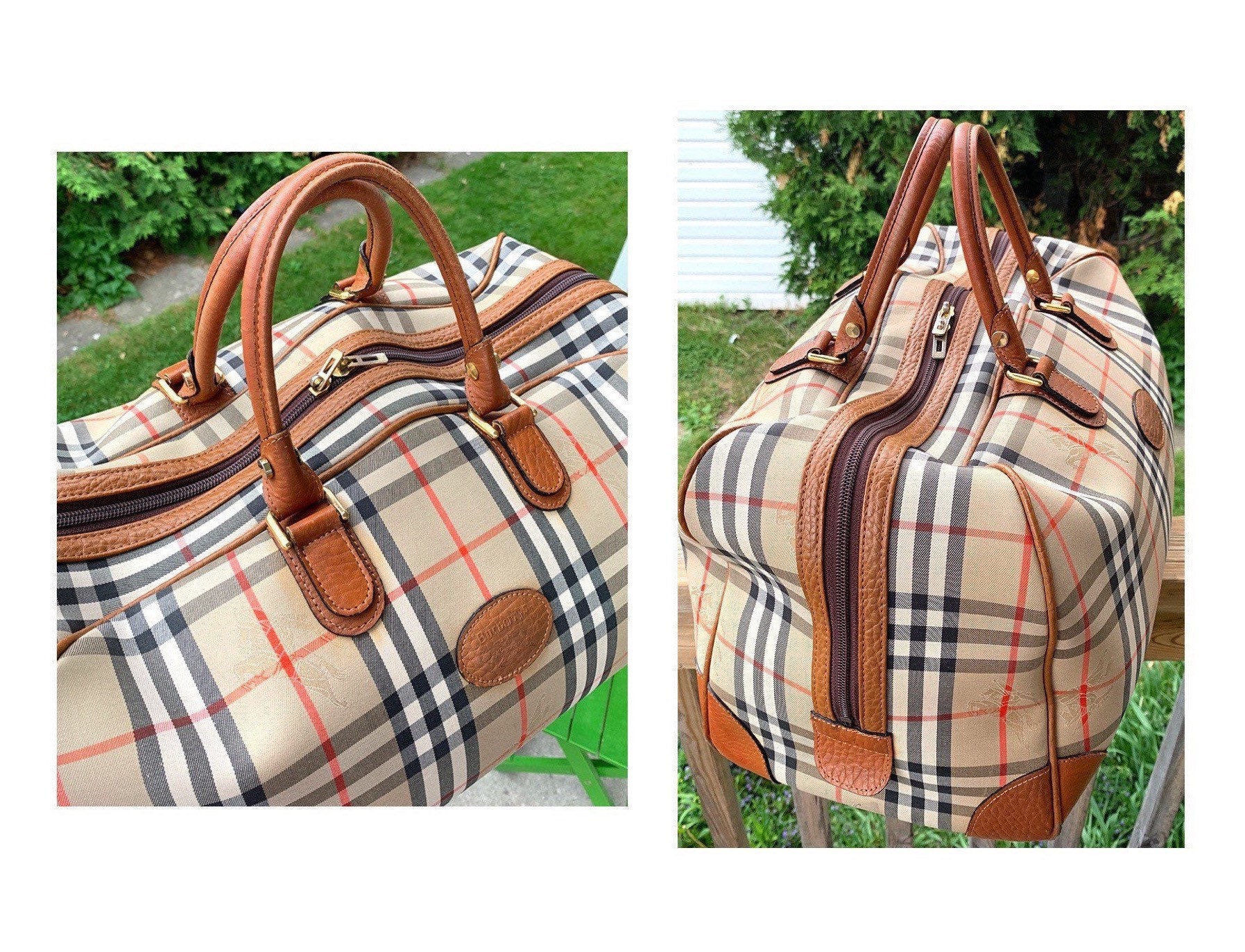 burberry holdall weekender bag