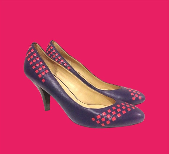Franse verbinding hakken lederen pumps hoge hak schoenen dames | Etsy België