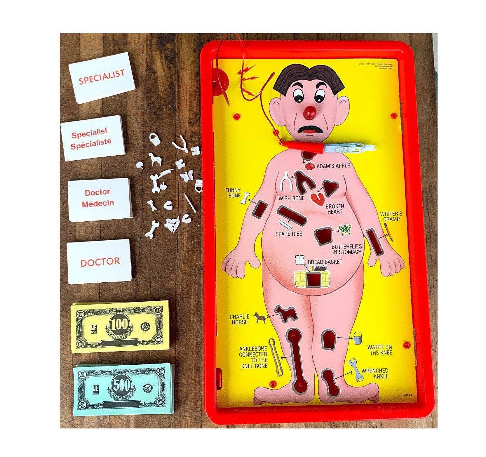 Operation Game Board Game Milton Bradley Vintage Operation - Etsy New  Zealand