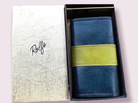 Vintage Leather Wallet Designer Key Case By Rolfs - image 2