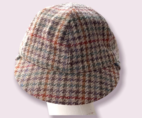 Retro Wool Hat Plaid Deerstalker By Harrods - image 7