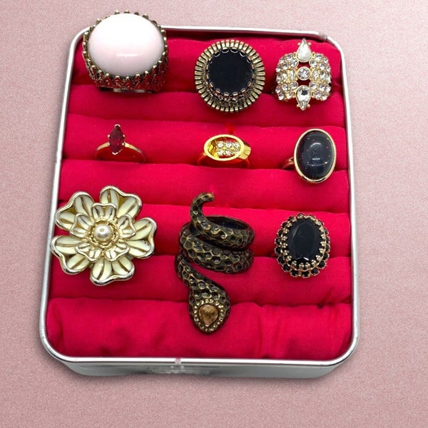 Costume Rings Lot Etsy