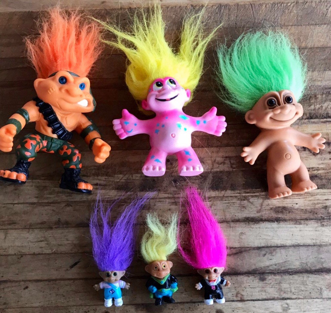 Troll Doll Vintage Trolls Treasure Troll Dolls Vintage Toys Etsy UK