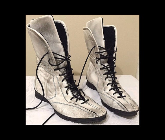 Boots Women’s Boots Mid Calf Boots Lace Up Boots W