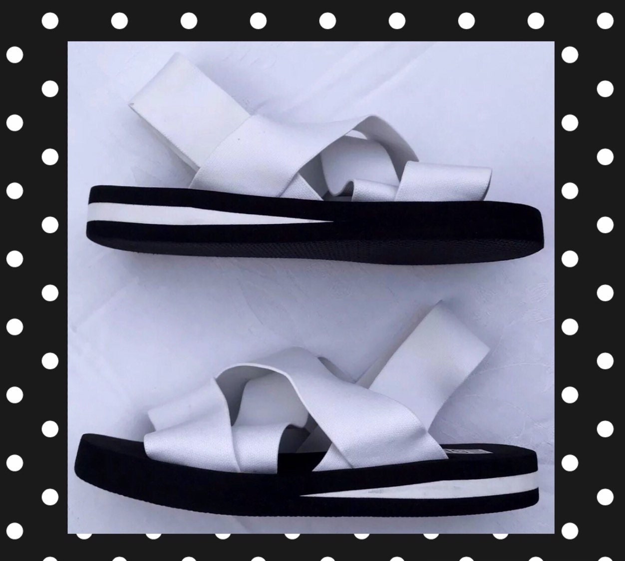 Sandals Esprit Sandals Elastic Straps 90s Women Colour Block - Etsy