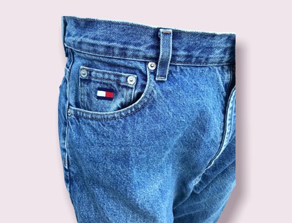 Retro Blue Jeans 90s Fashion By Tommy Hilfiger - image 7