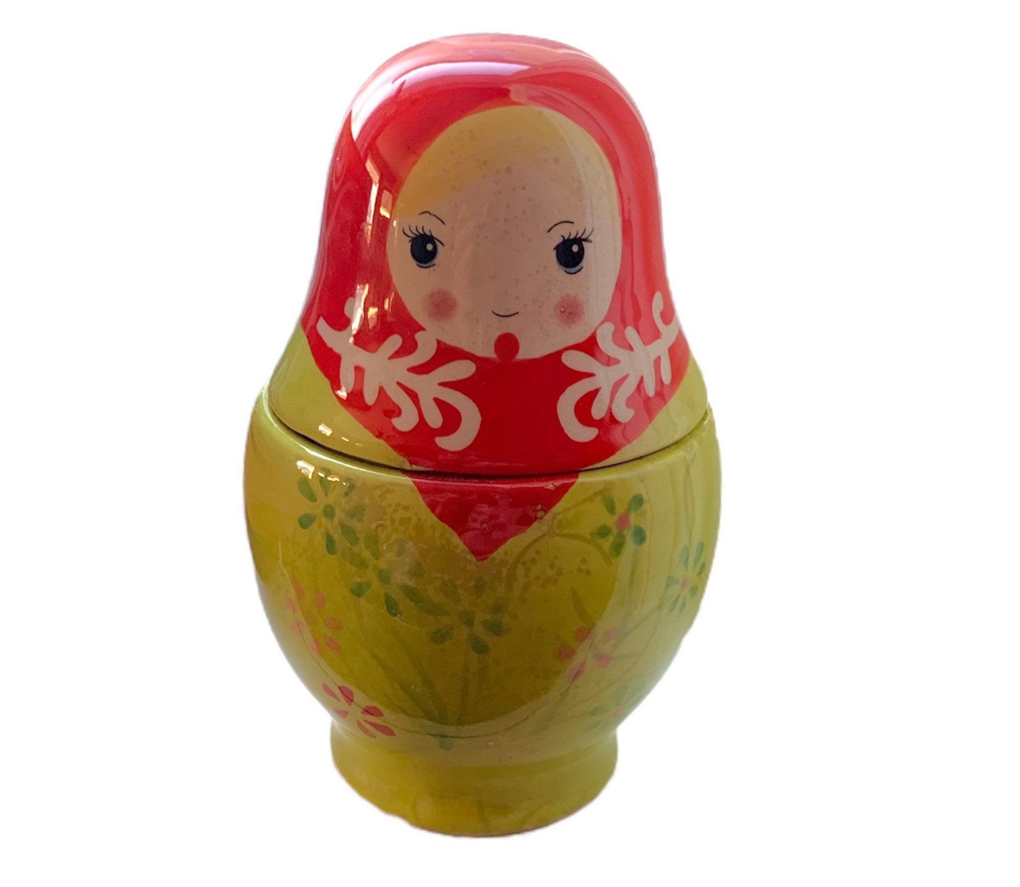 Russian Nesting Dolls Ceramic Measuring Cups 