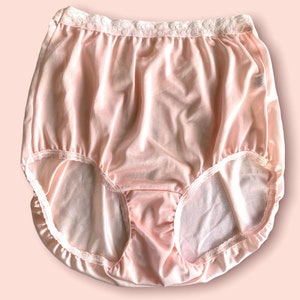 3 Pair Womens Size 11 WHITE Heiress 100% Nylon Panty Brief Style Panties  USA Md.