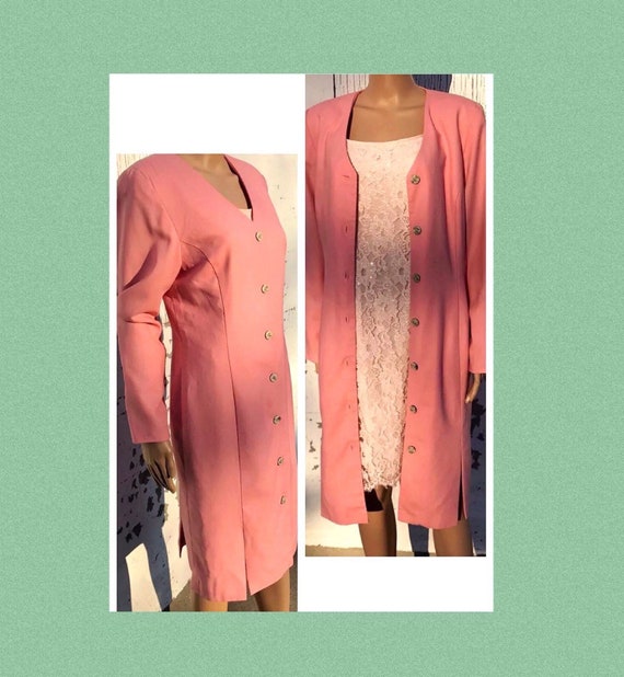 Blazer Pink Blazer Long Blazer Women’s Blazer Coat