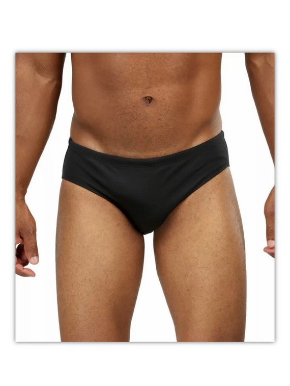 Briefs Men’s Underwear Bikini Brief Black Cotton U