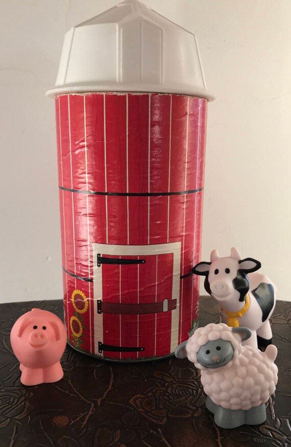 vintage fisher price barn and silo