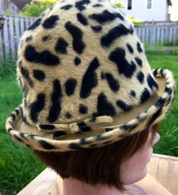 kangol leopard bucket hat