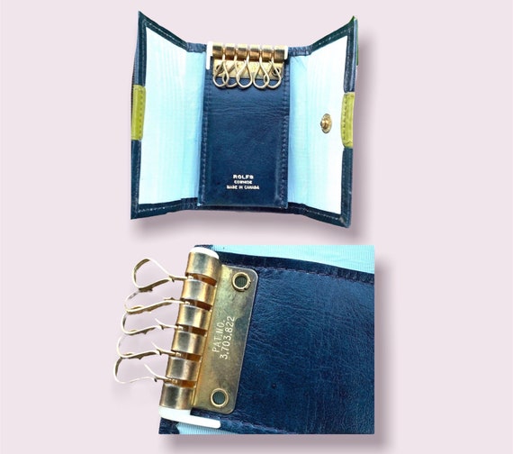 Vintage Leather Wallet Designer Key Case By Rolfs - image 7