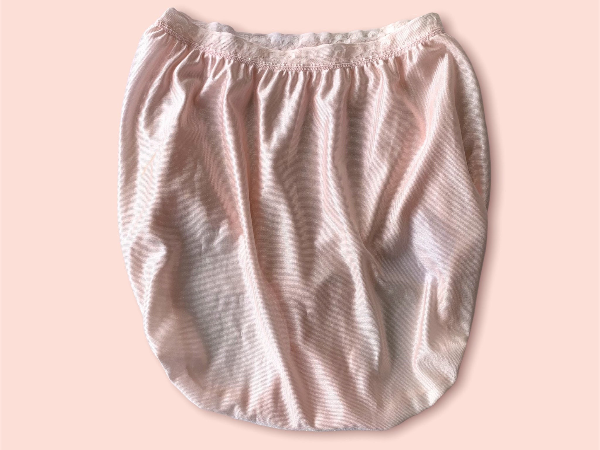 Vintage Undies Womens Panty Pink Satin High Waist NOS -  Canada