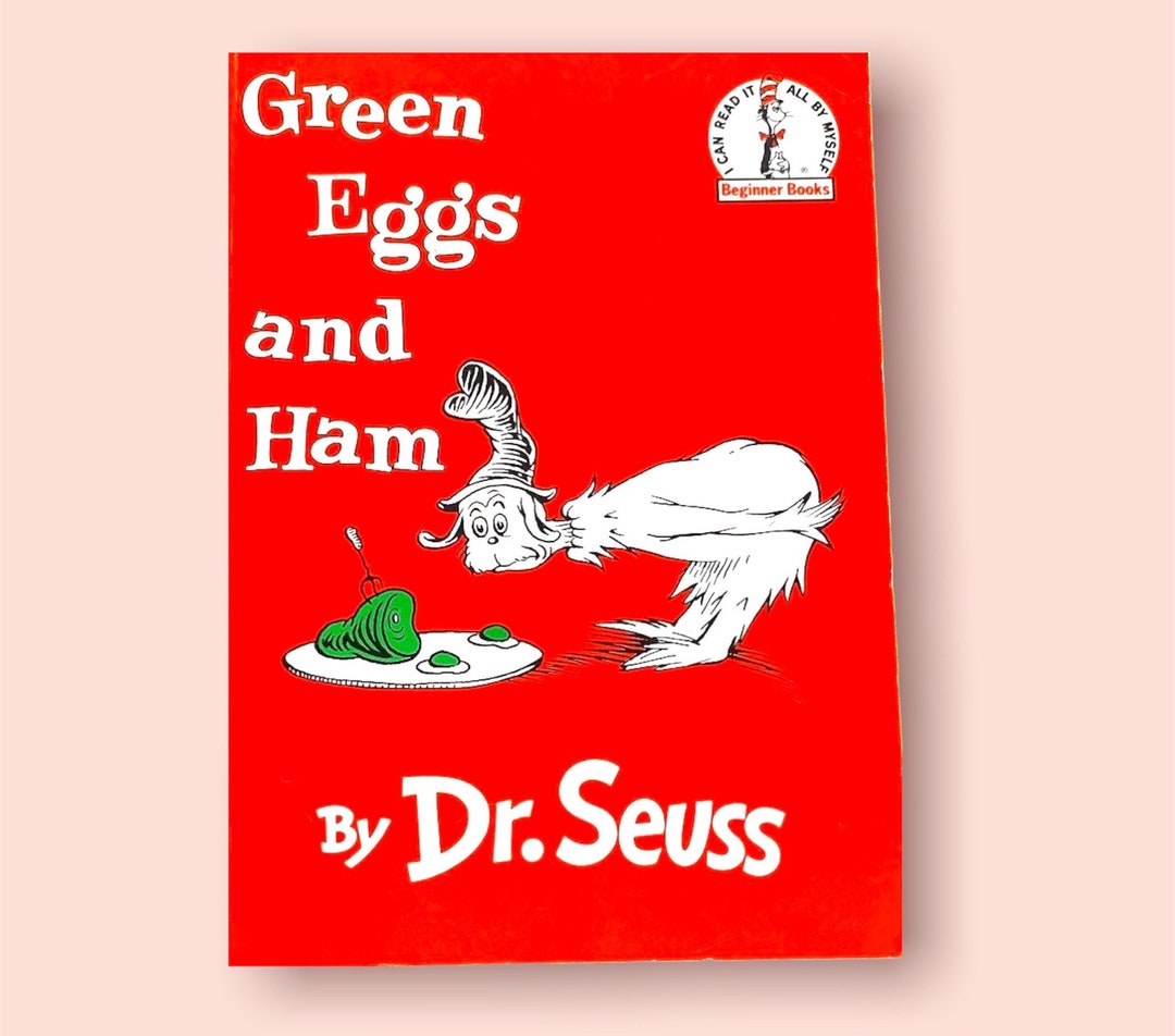 Green Eggs and Ham by Dr Seuss Vintage Book Etsy