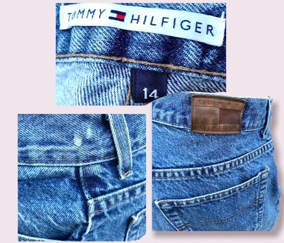 Retro Blue Jeans 90s Fashion By Tommy Hilfiger - image 8