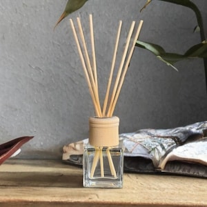 Reed Diffuser Set | Naturally Scented Oil | Flame Free Home Fragrance | Boho Modern Decor Gift