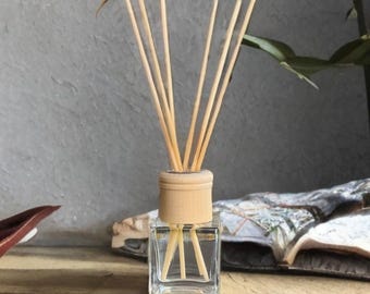 Reed Diffuser Set | Naturally Scented Oil | Flame Free Home Fragrance | Boho Modern Decor Gift