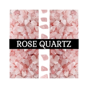 Reed Diffuser with Crystal Chips: Naturally Scented Home Decor Room Fragrance Pink Rose Quartz