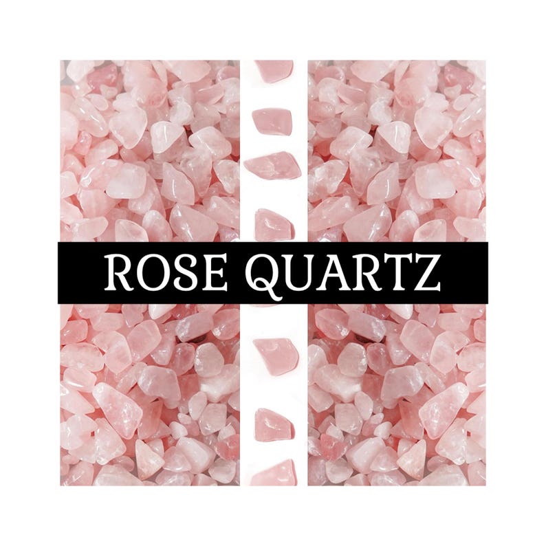 Reed Diffuser with Crystal Chips: Naturally Scented Home Decor Room Fragrance Pink Rose Quartz
