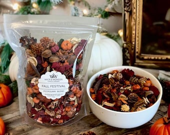 6oz Christmas Scented Potpourri Bag | Choose your scent (approx. 5 cups) | Winter Home Decor