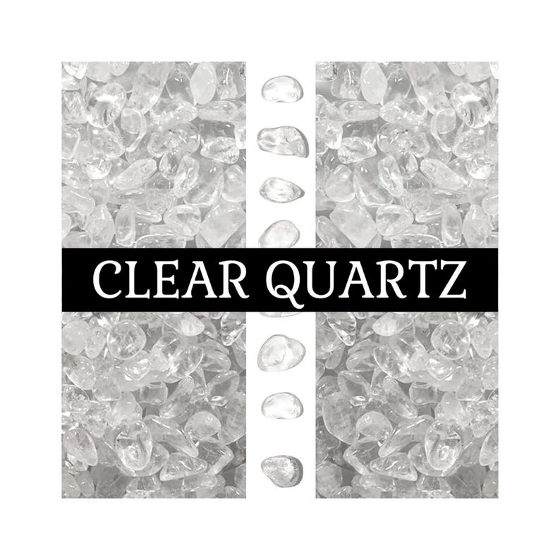 Reed Diffuser with Crystal Chips: Naturally Scented Home Decor Room Fragrance Clear Quartz