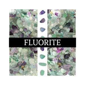 Reed Diffuser with Crystal Chips: Naturally Scented Home Decor Room Fragrance Multi Fluorite