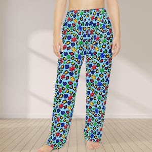 Autism Awareness Pajama Pants | Puzzle Heart Womens PJs | Special Education Gift | April Awareness Sleepwear image 3