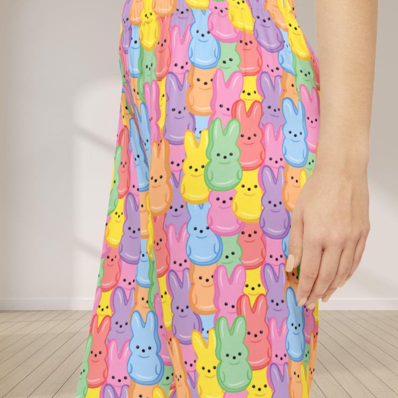 Pastel Bunny Pajama Pants | Women's Easter Lounge Sleepwear image 6