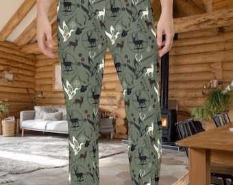 Mens Deer Camo Pajama Pants | Outdoorsman Lounge Wear