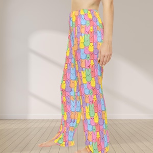 Pastel Bunny Pajama Pants | Women's Easter Lounge Sleepwear image 3