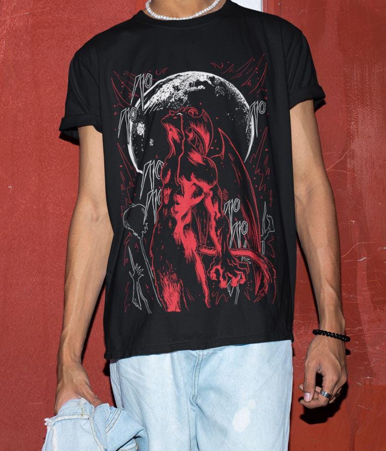 Maglietta Devilman Akira Fudo Amon – Stampa Personalizzata, Bianca O Gialla, 100% Cotone - Foto 2