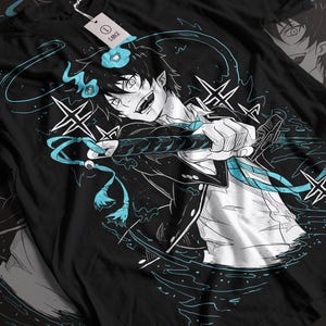 Blue Exorcist Rin Okumura T-Shirt, Men's and Women's Sizes (drsh-347)
